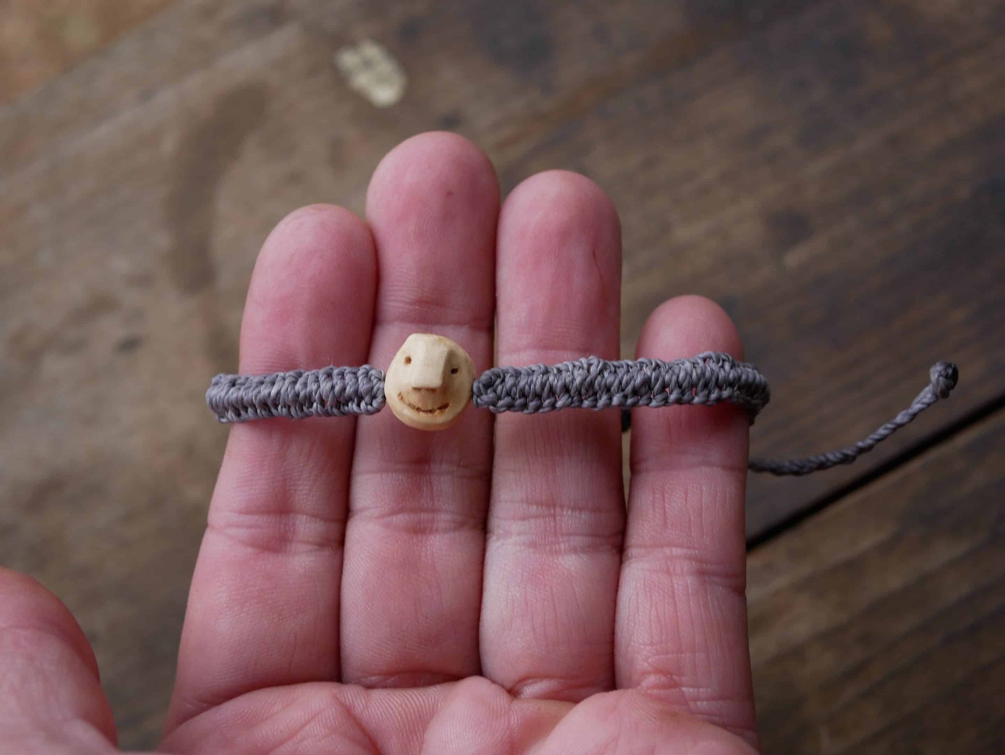 Armband Wichtel aus Baumperle