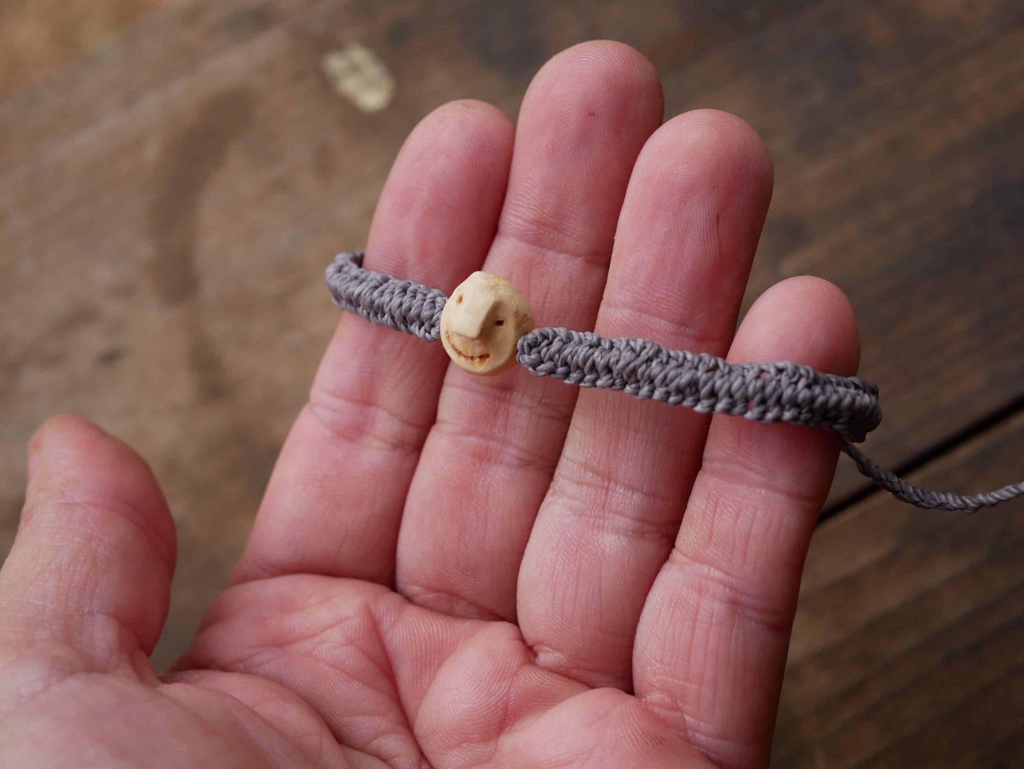 Armband Wichtel aus Baumperle