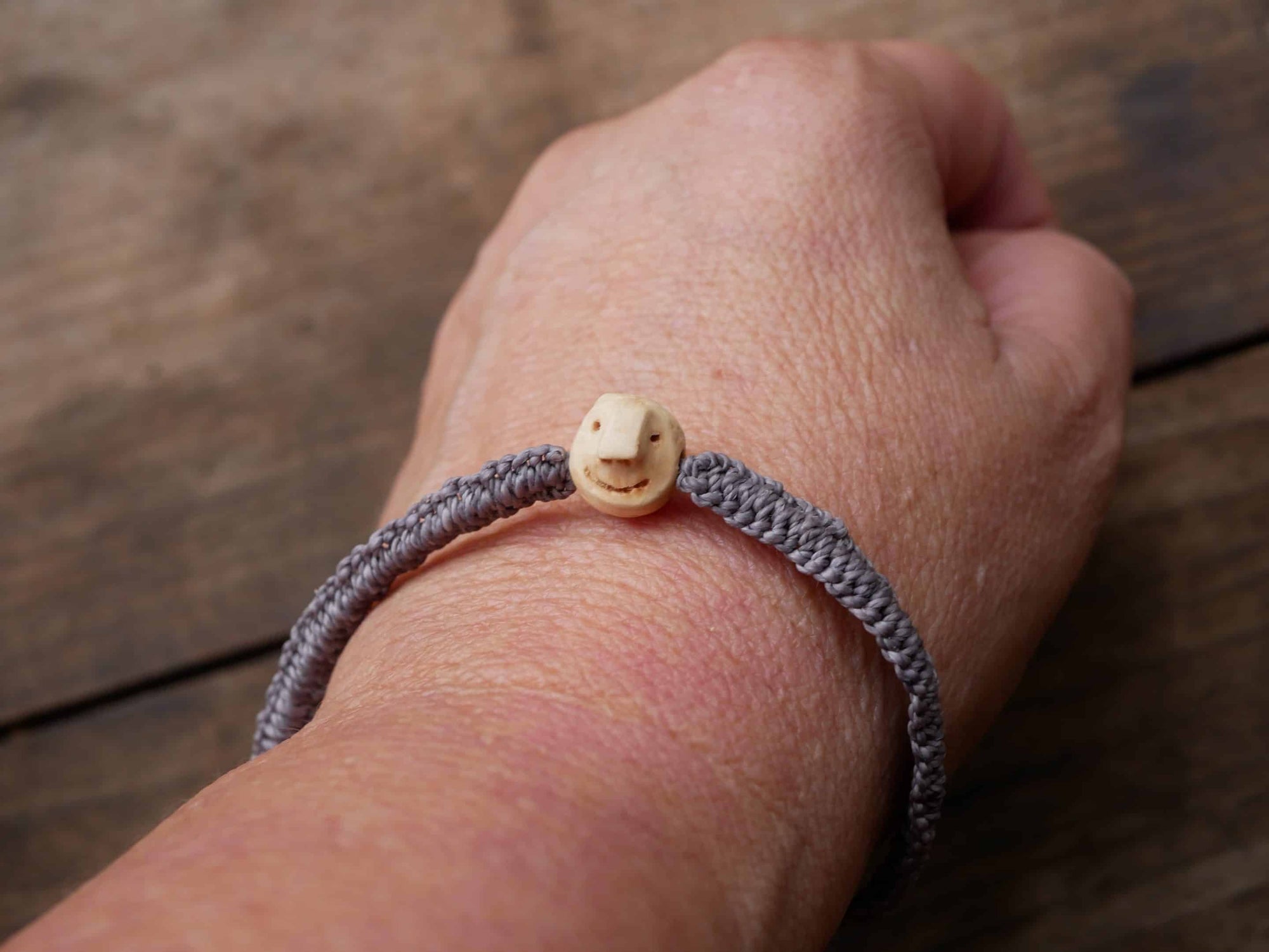 Armband Wichtel aus Baumperle
