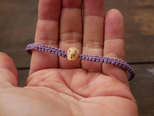 Armband Wichtel aus Baumperle