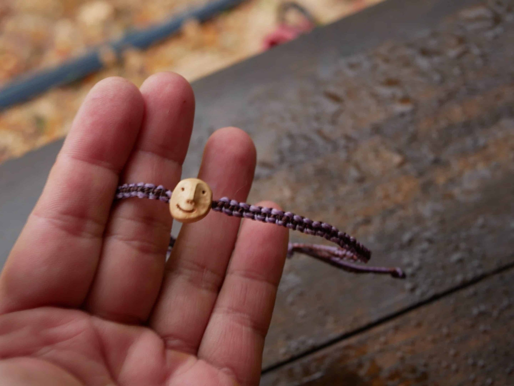 Armband Wichtel aus Baumperle