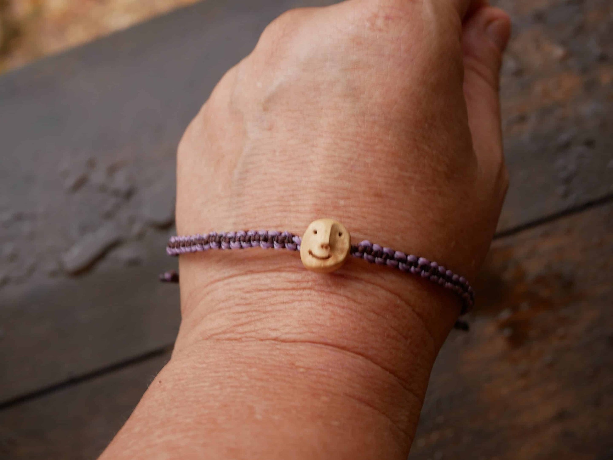 Armband Wichtel aus Baumperle
