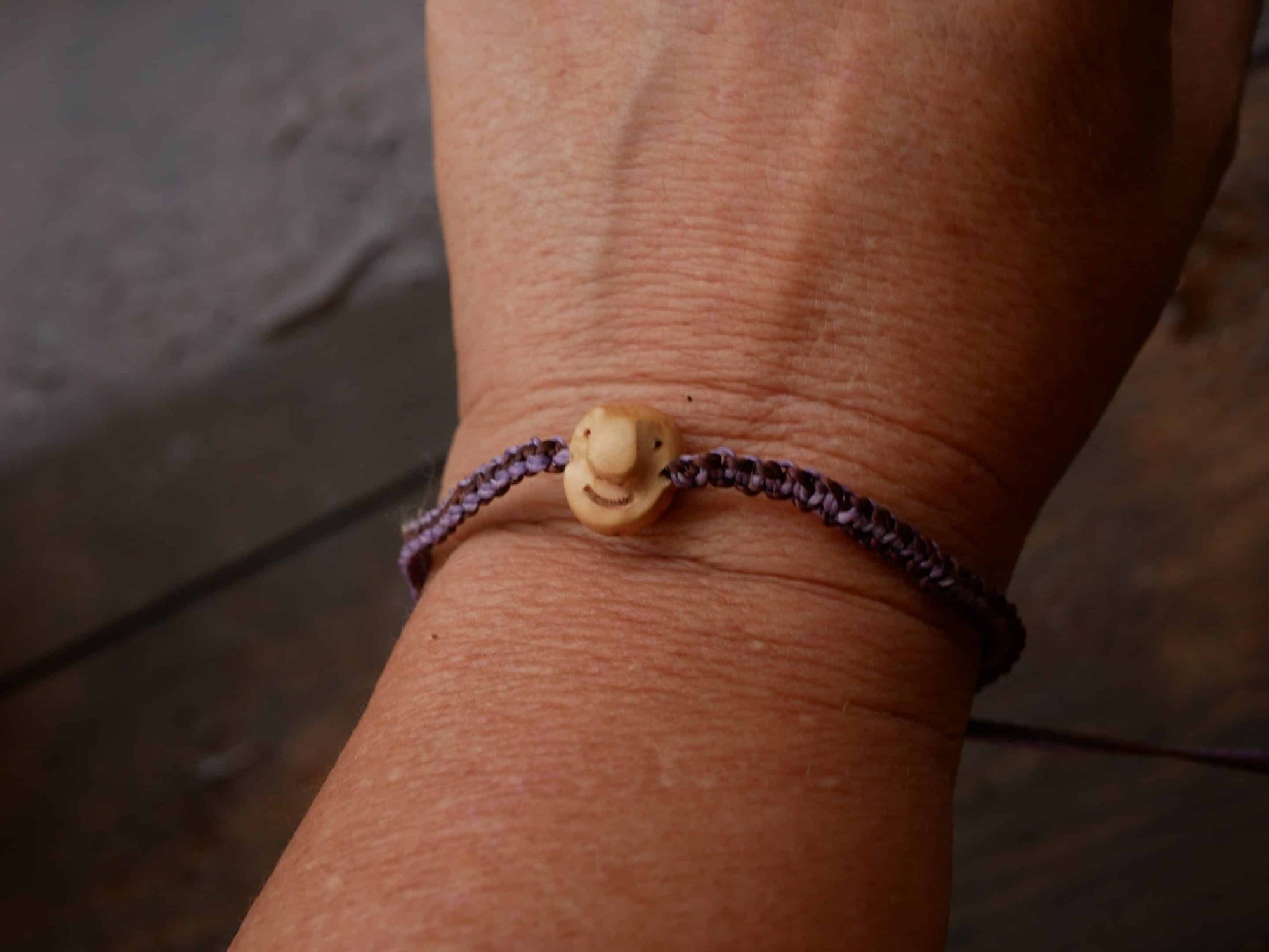 Armband Wichtel aus Baumperle