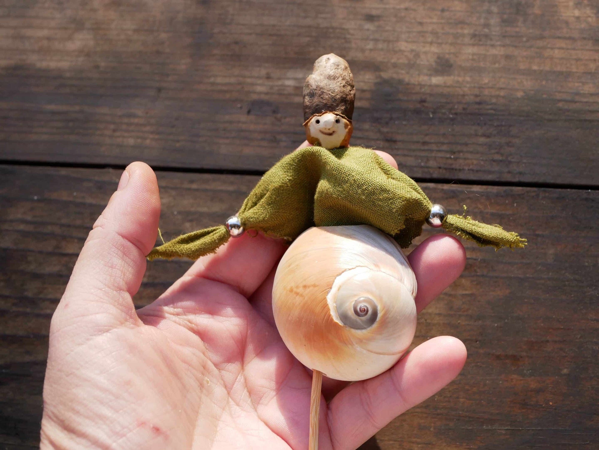 Schnecke Zwuckel mit Baumperle