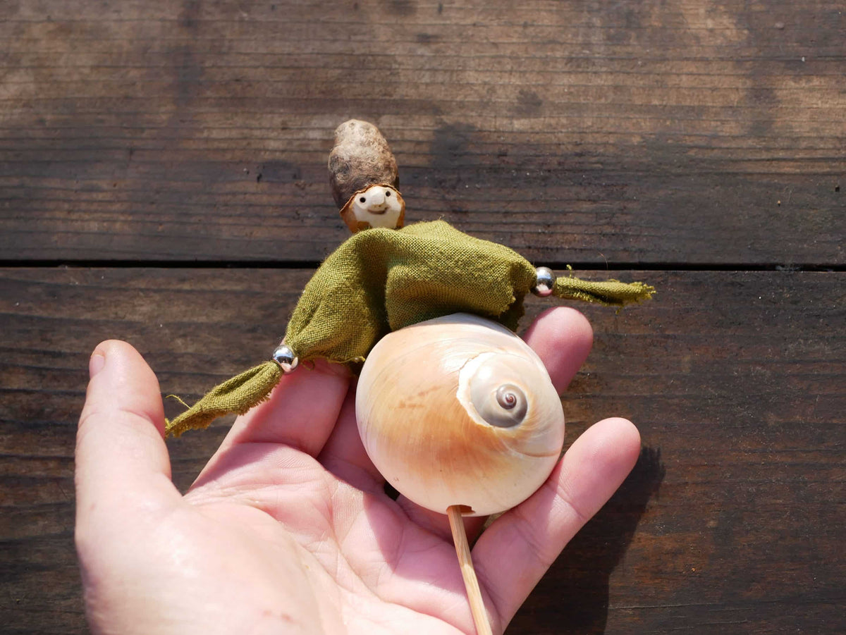 Schnecke Zwuckel mit Baumperle
