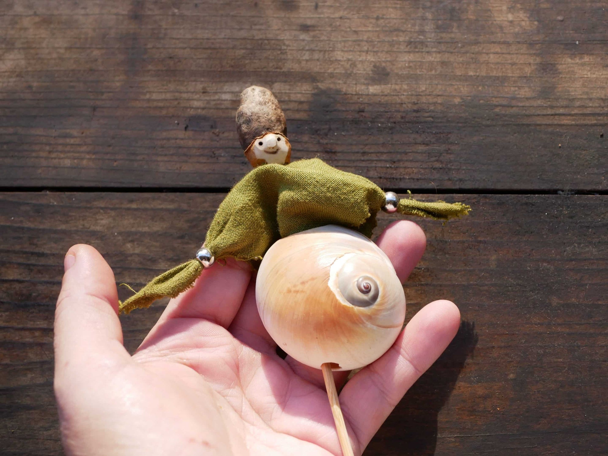 Schnecke Zwuckel mit Baumperle