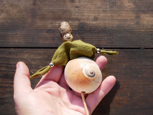 Schnecke Zwuckel mit Baumperle