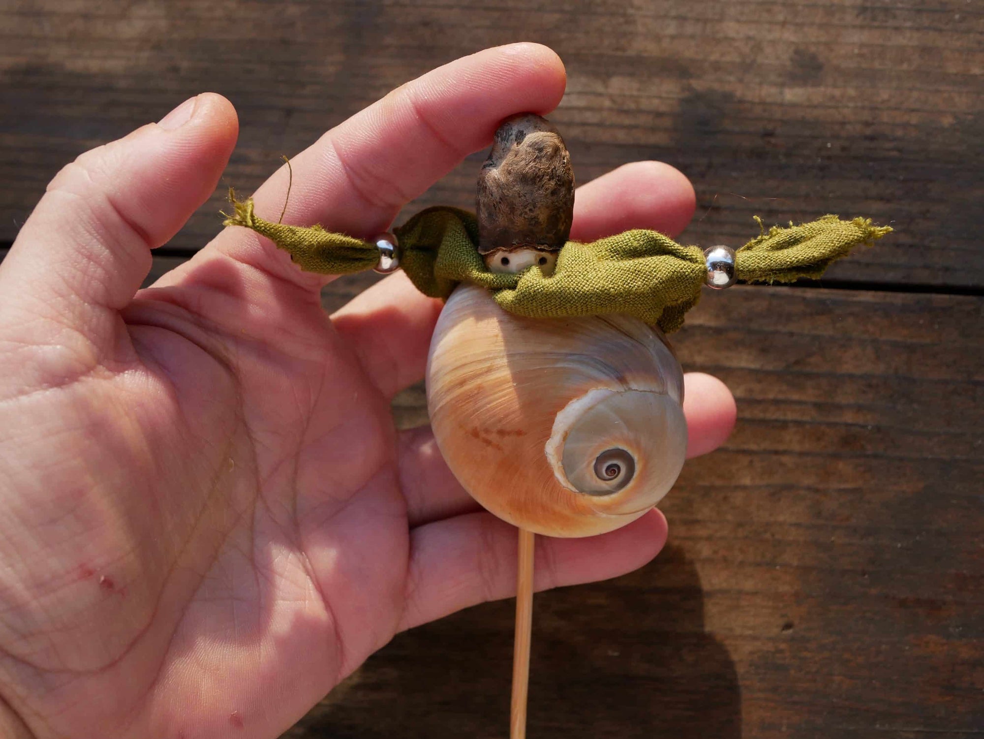 Schnecke Zwuckel mit Baumperle