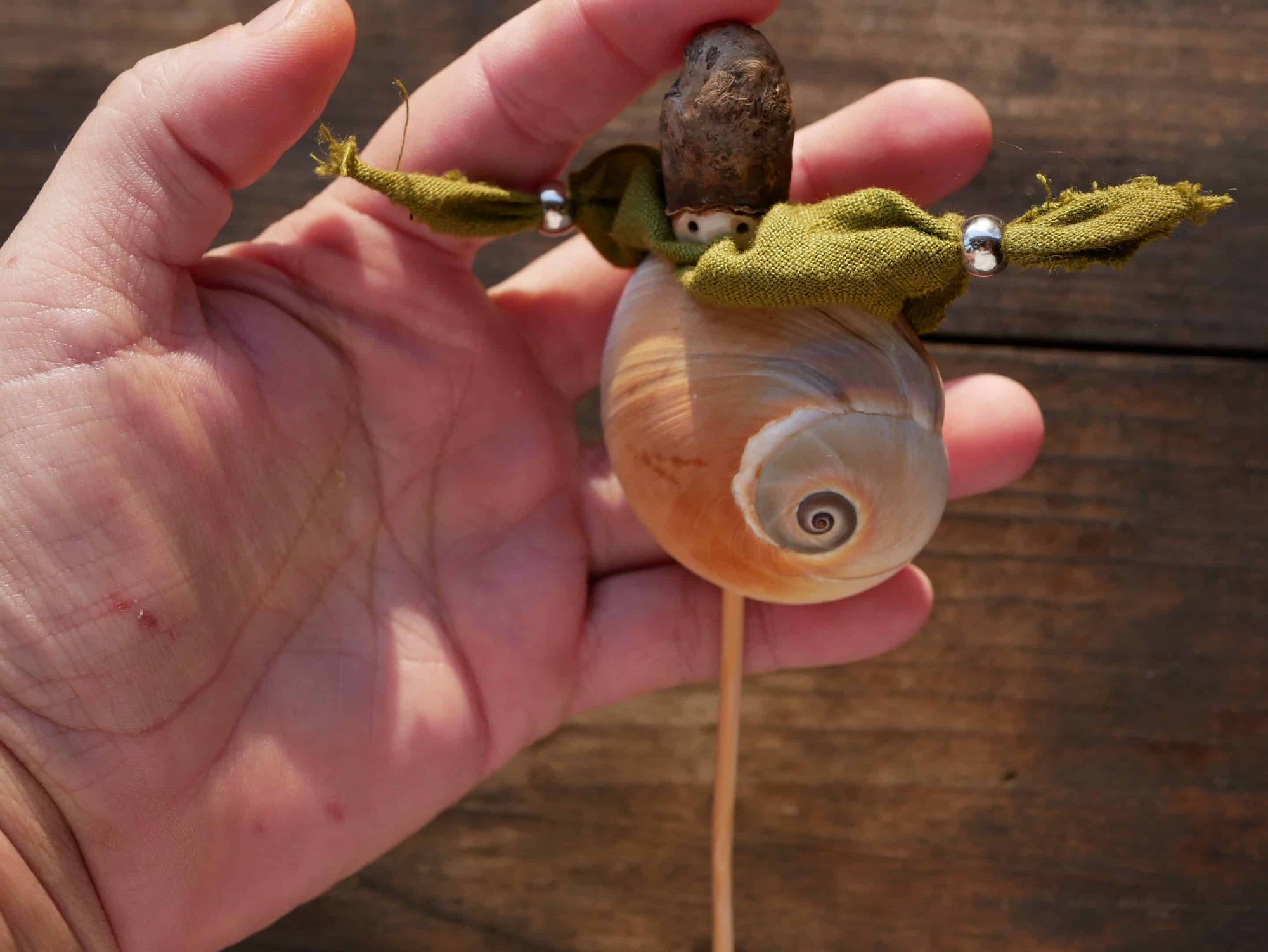 Schnecke Zwuckel mit Baumperle