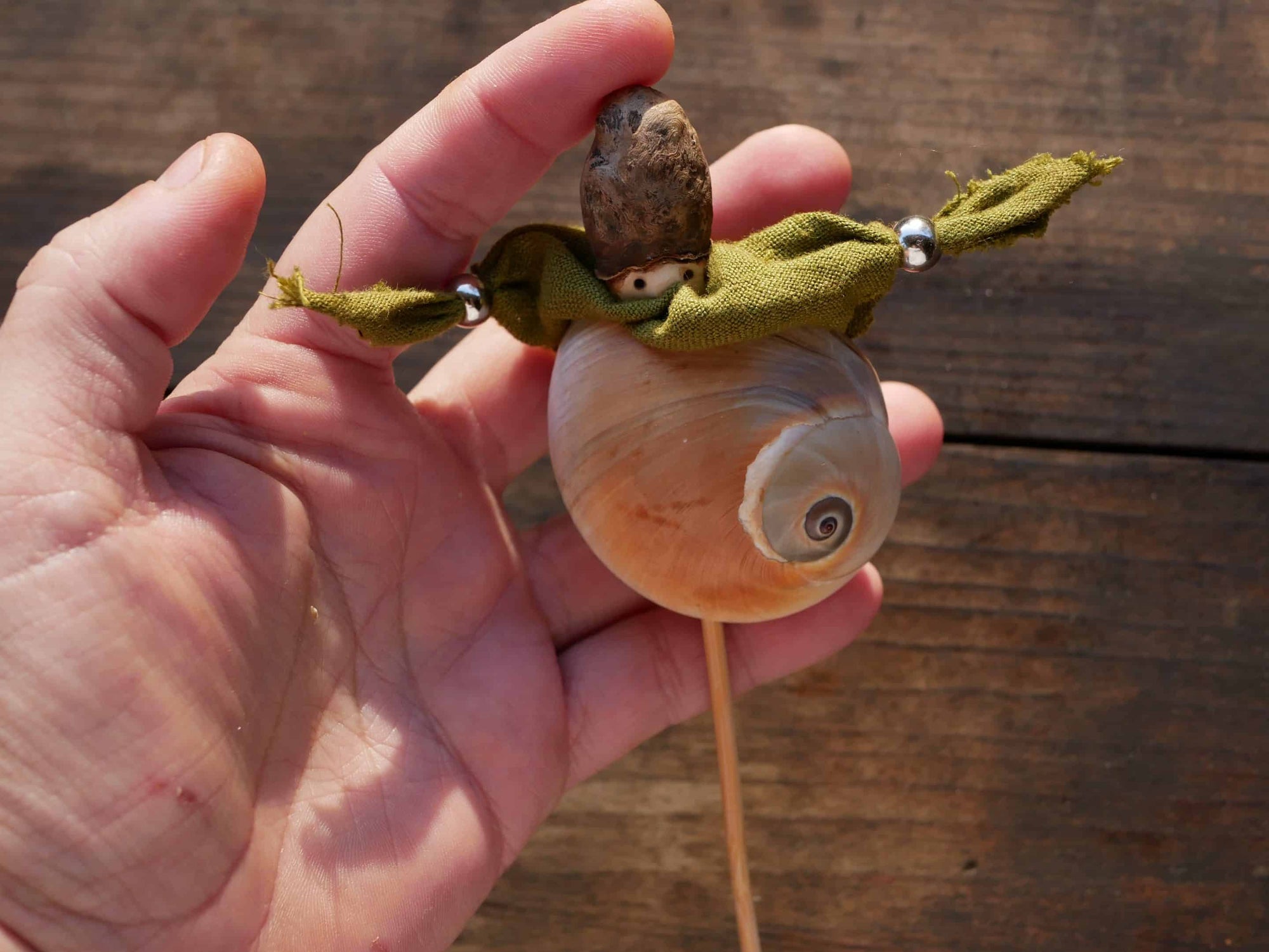 Schnecke Zwuckel mit Baumperle