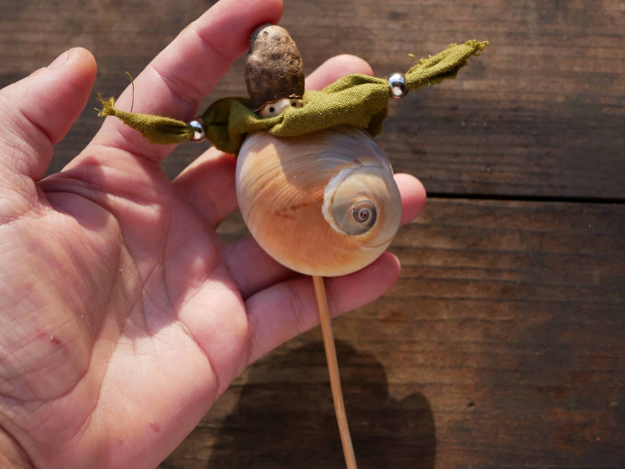 Schnecke Zwuckel mit Baumperle