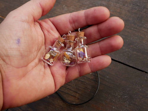 Wunschfläschchen mit Baumperle