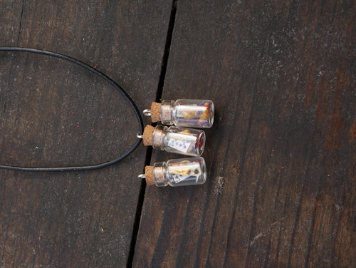 Wunschfläschchen mit Baumperle