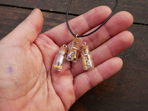 Wunschfläschchen mit Baumperle
