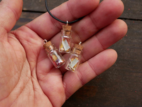Wunschfläschchen mit Baumperle