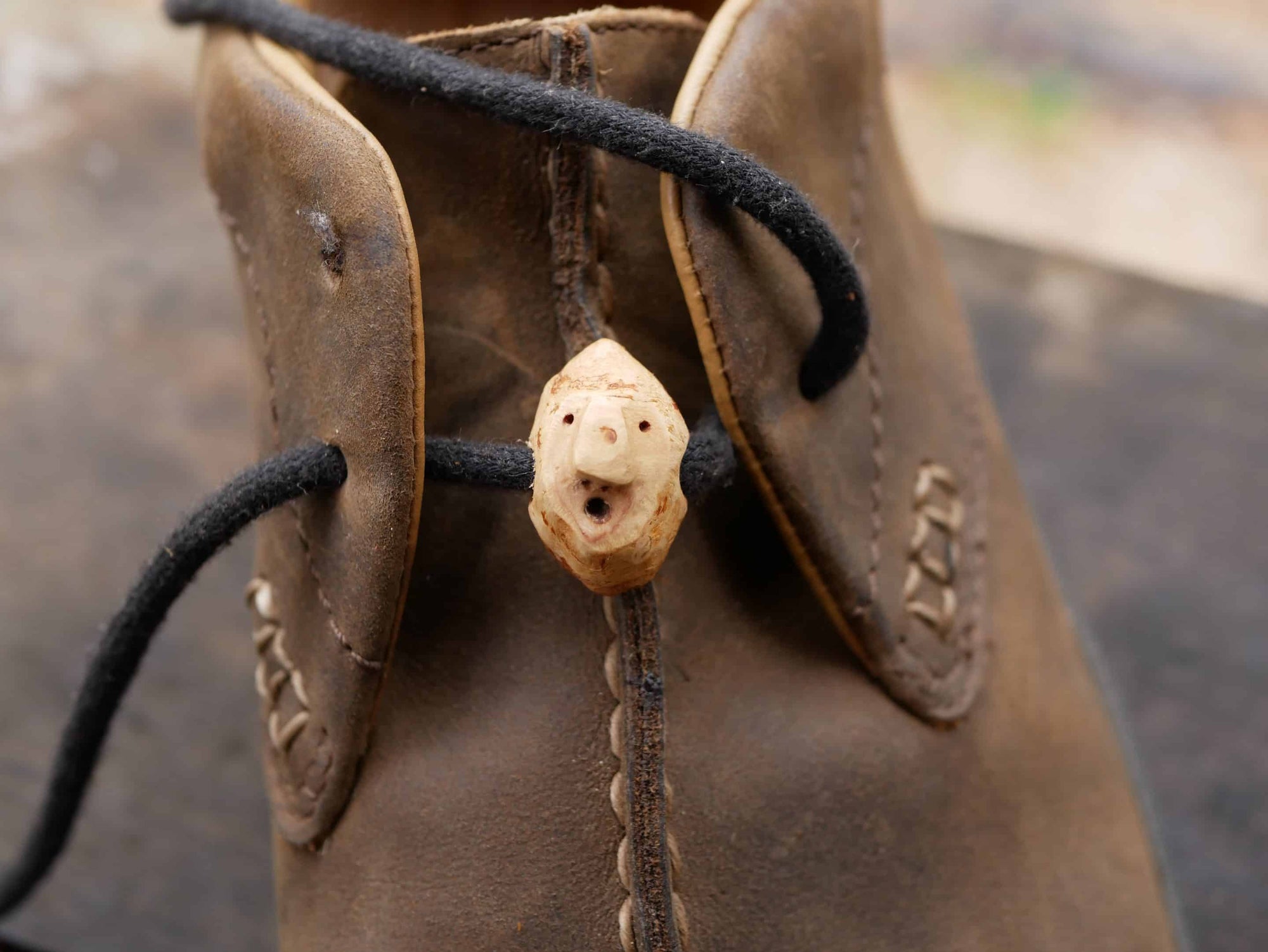 Schuhwichtel aus Baumperlen