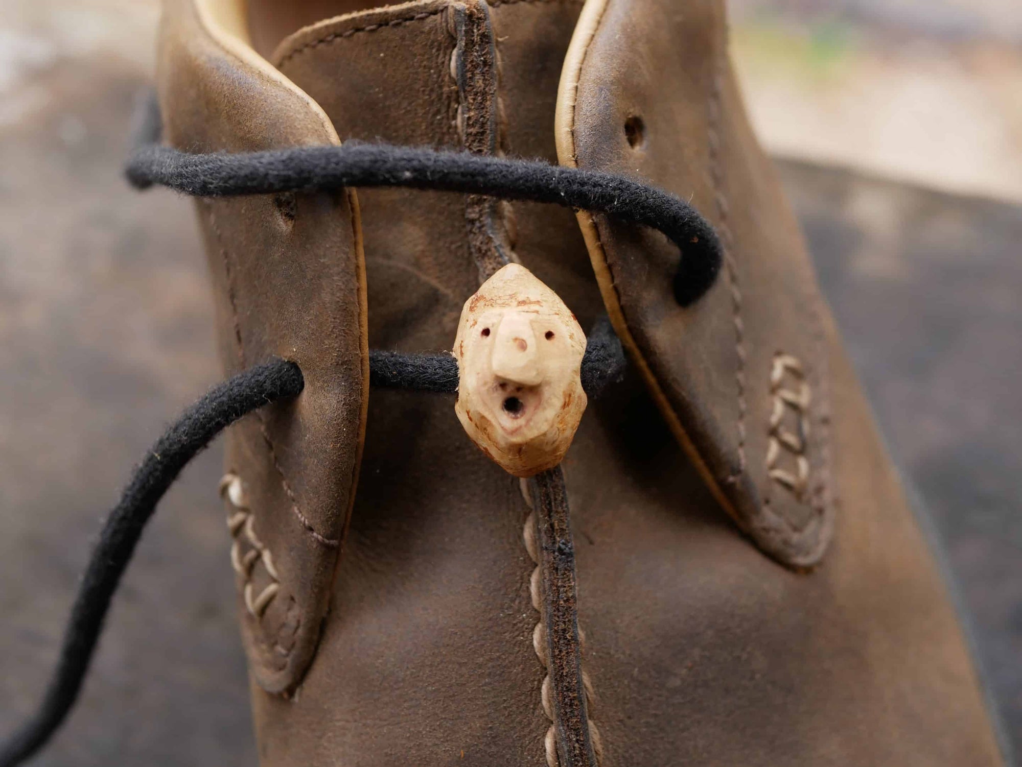 Schuhwichtel aus Baumperlen