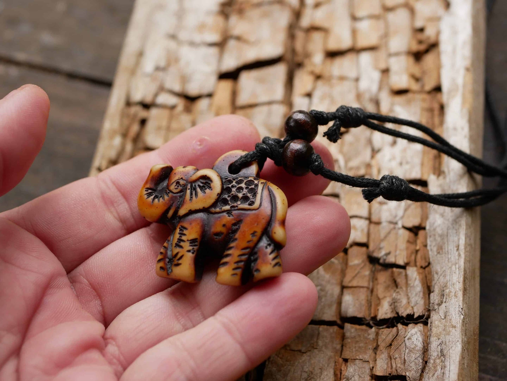 Epoxidharz Kette Elefant