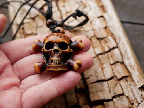 Epoxidharz Kette Totenkopf