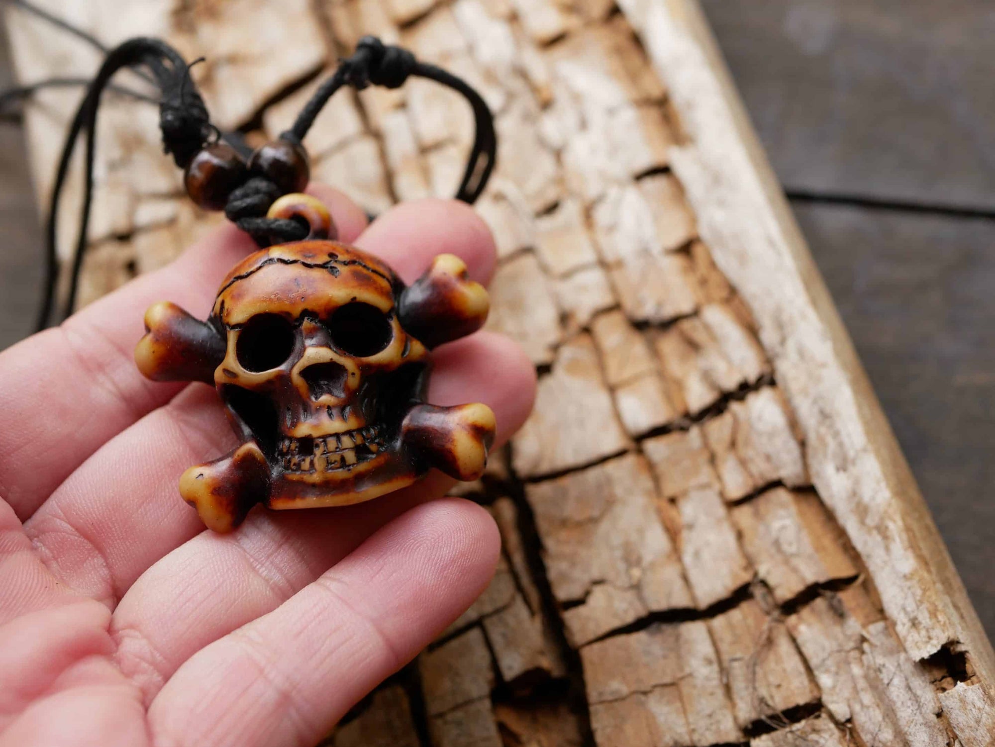 Epoxidharz Kette Totenkopf