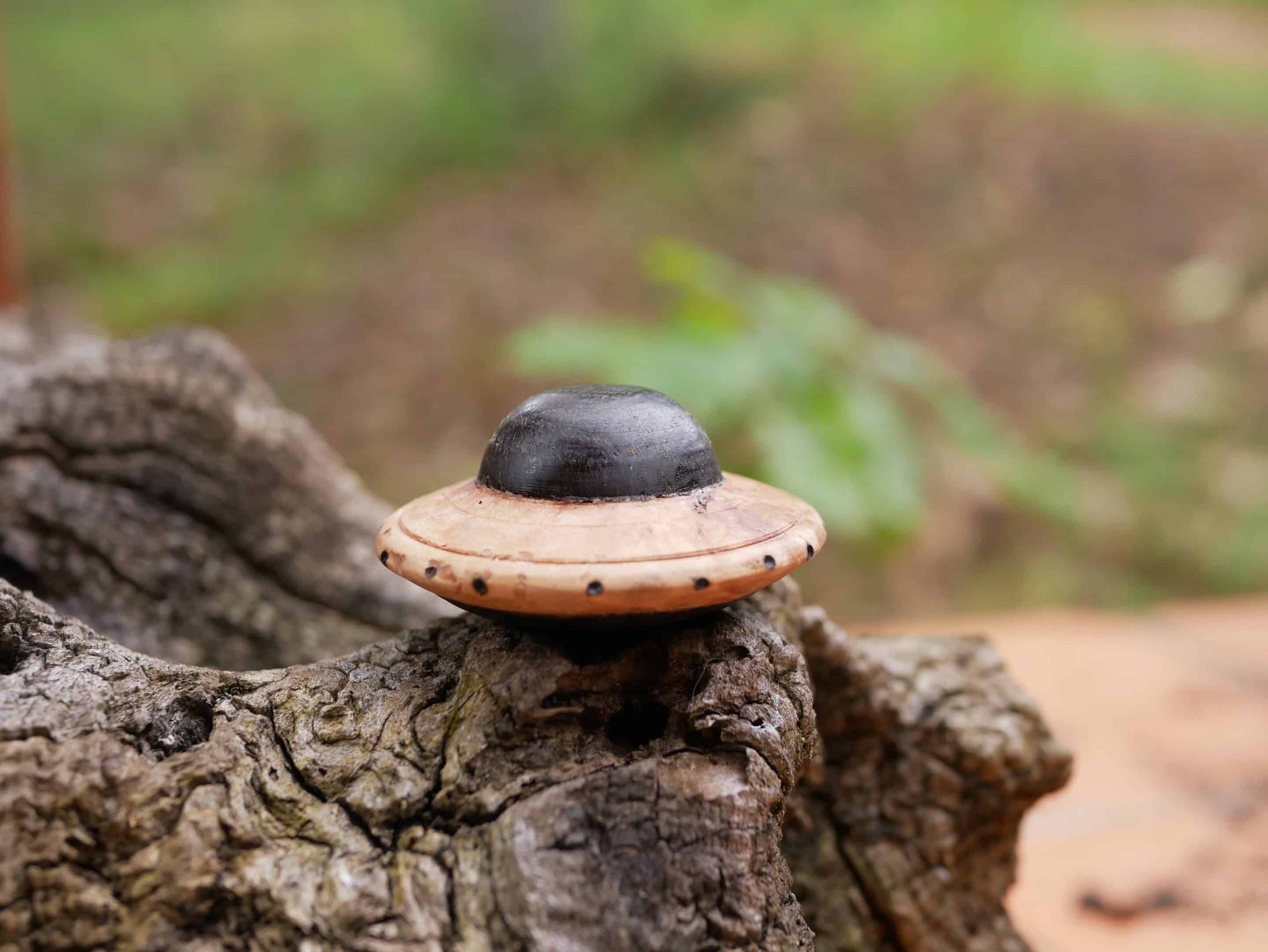 Handschmeichler Ufo aus Baumperle