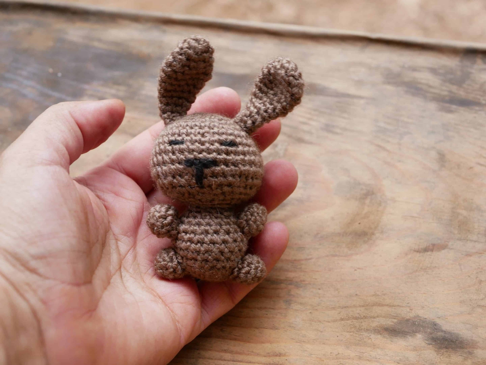 Hase gehäkelt