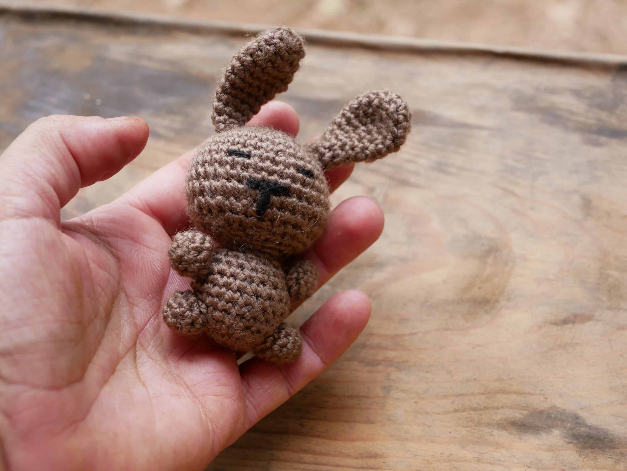 Hase gehäkelt