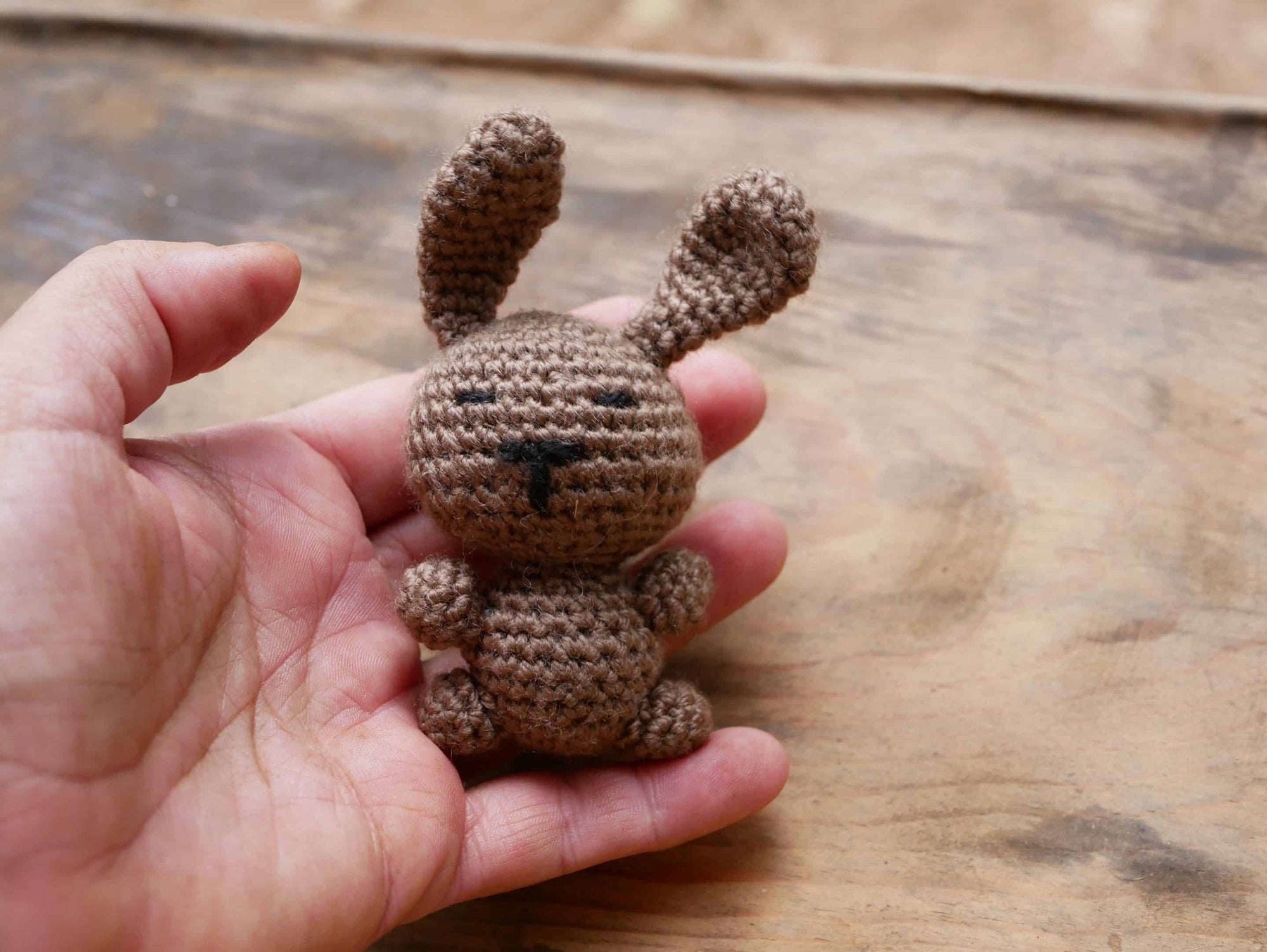Hase gehäkelt