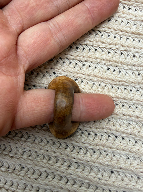 Baumperlen Ring Knorke