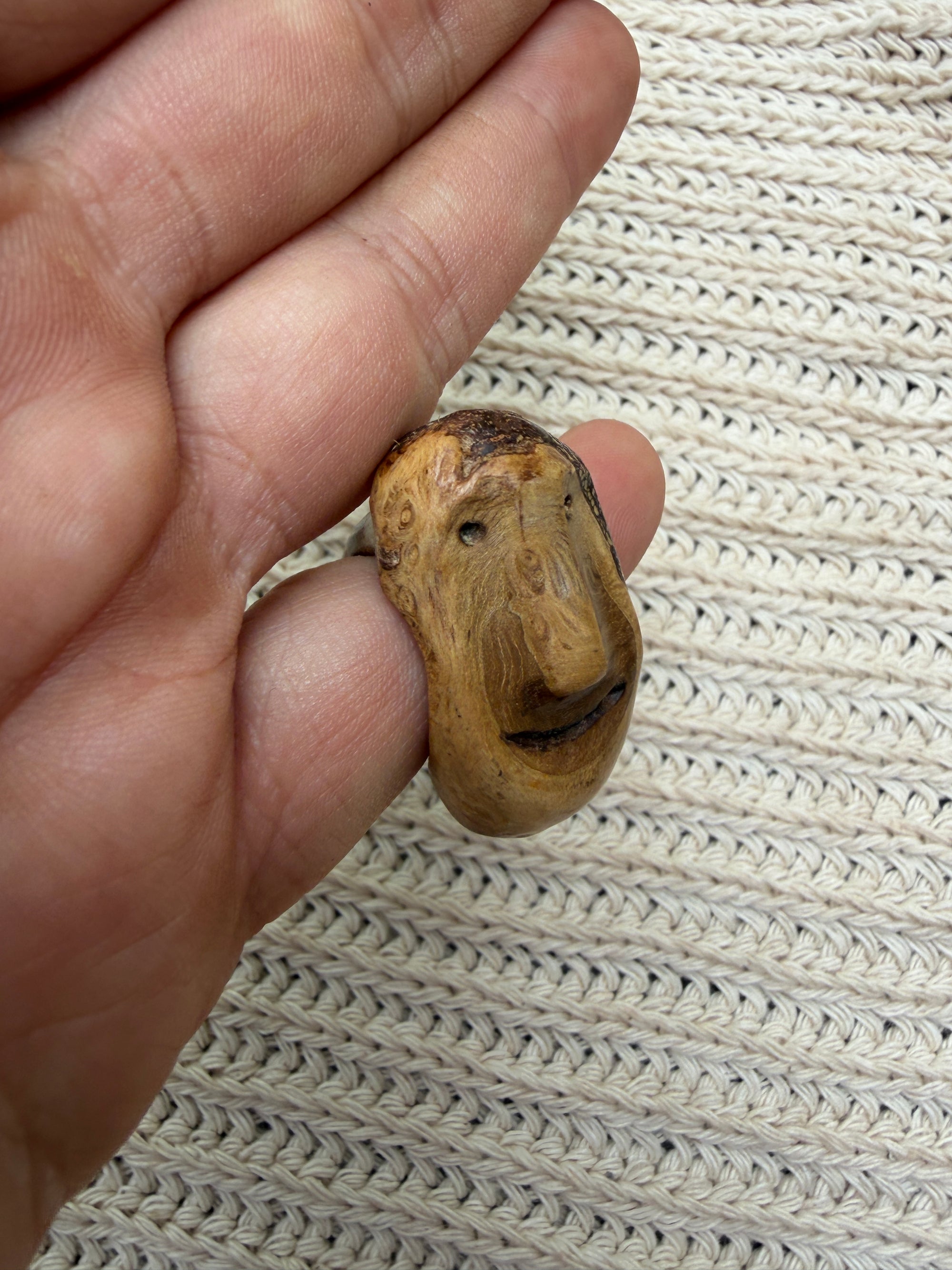 Baumperlen Ring Knorke
