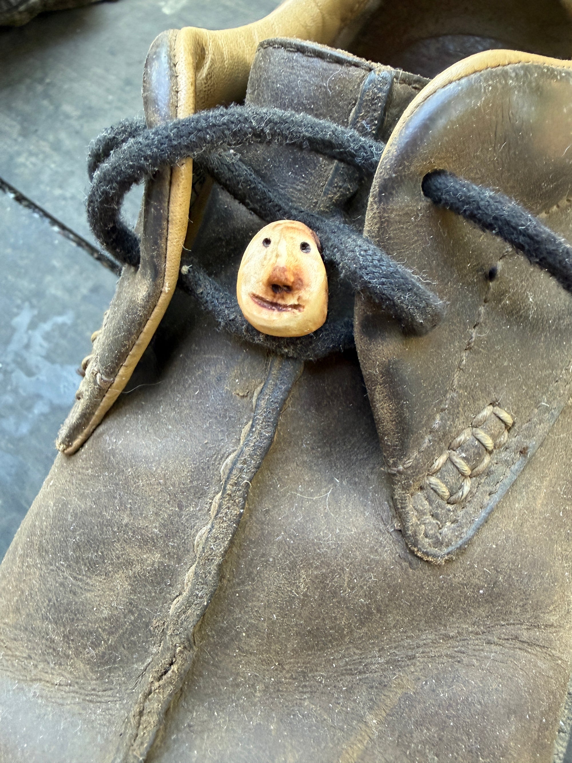 Schuhwichtel Rotznase