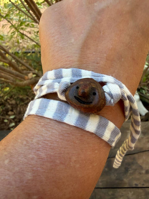 Armbandwichtel Pappli handgeschnitzt aus magischer Baumperle