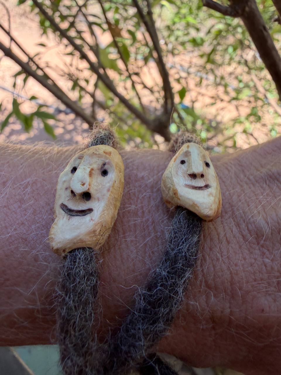 FIlz Armbandwichtel Mai und Glöckchen