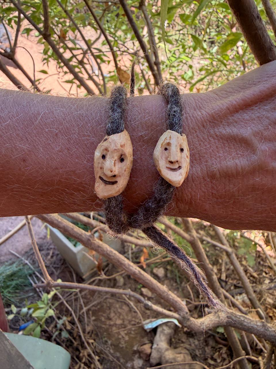 FIlz Armbandwichtel Mai und Glöckchen