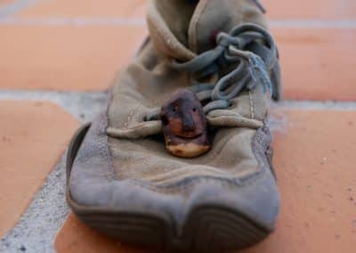 Schuhperle als Schuhwichtel