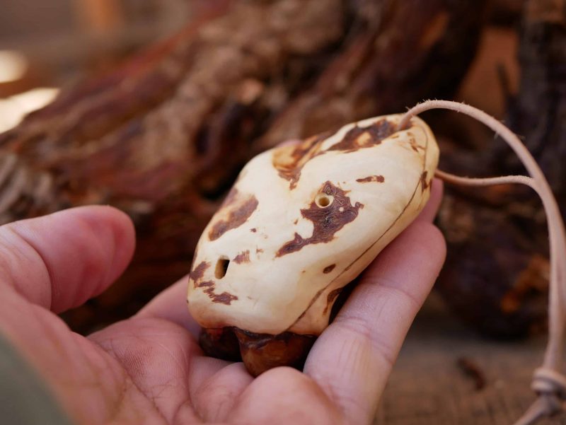 Ocarina aus einer Baumperle