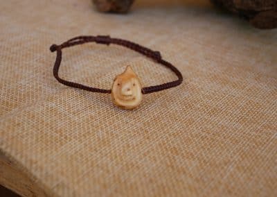 Armband Wichtel mit Makramee