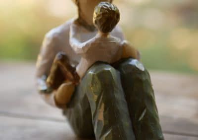 Vater und Sohn Figur