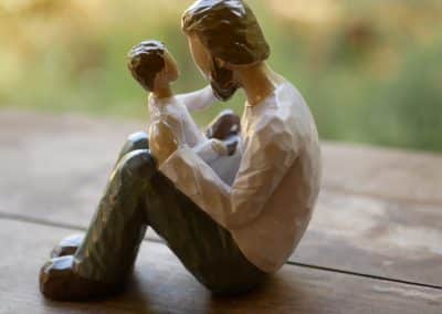 Vater und Sohn Figur