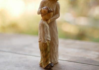 Mutter und Sohn Figur