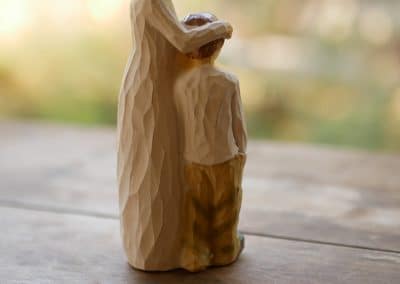 Mutter und Sohn Figur