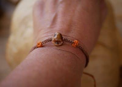 Armband Wichtel aus Baumperle