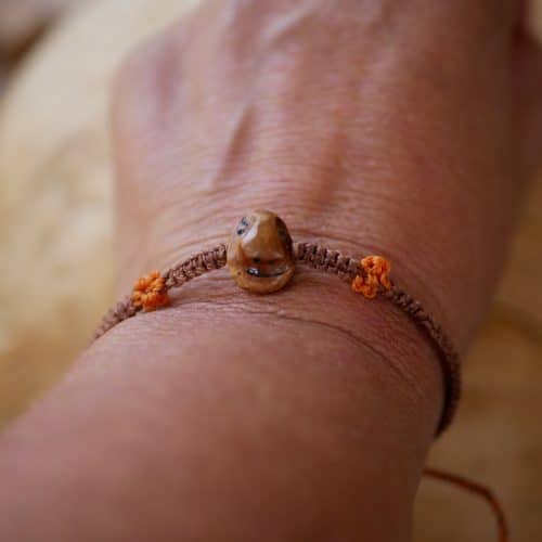 Armband Wichtel aus Baumperle