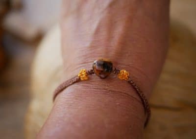 Armband Wichtel aus Baumperle