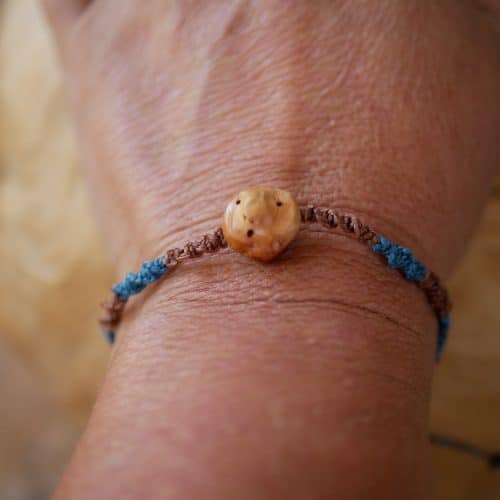 Armband Wichtel aus Baumperle