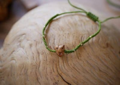 Armband Wichtel aus Baumperle