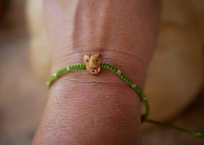 Armband Wichtel aus Baumperle