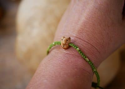 Armband Wichtel aus Baumperle