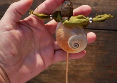 Schnecke Zwuckel mit Baumperle