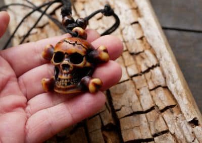 Epoxidharz Kette Totenkopf